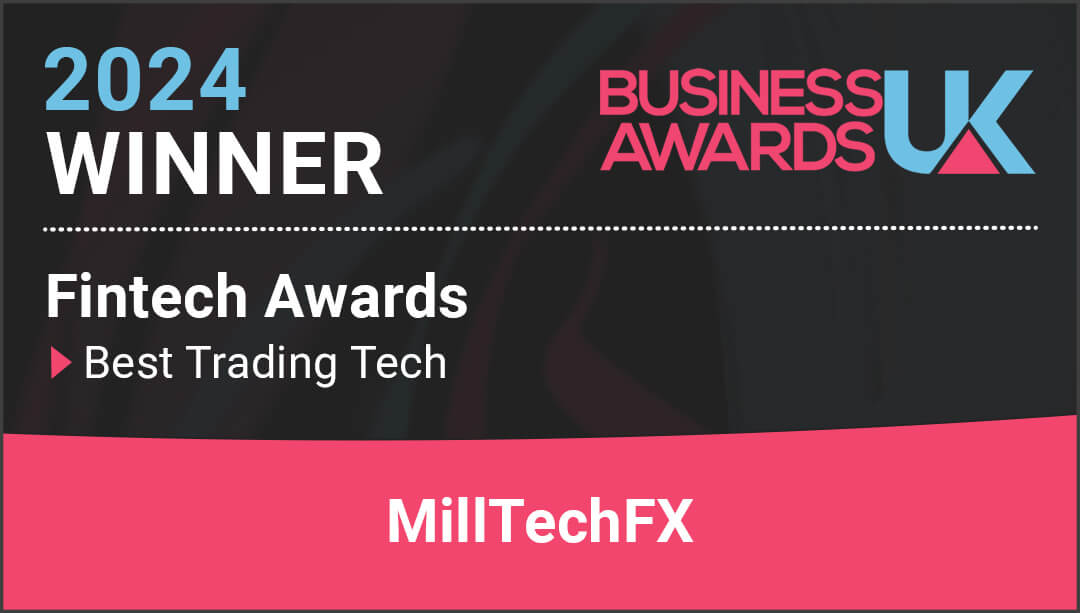 Fintech awards UK - 2024 winner - Best Trading Tech